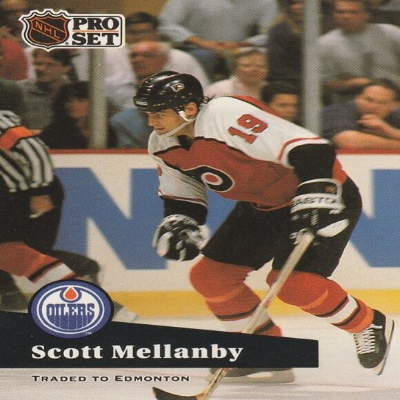 Scott Mellanby Edmonton Oilers NHL Hockey Card Collection - 4 Card Set - Picture 3 of 5